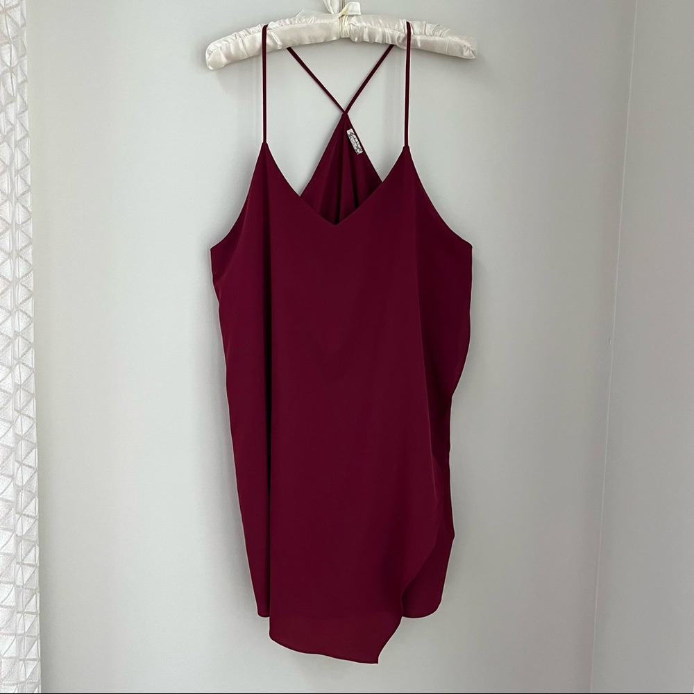 Free People Red Slip Dress